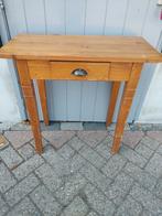 Kaptafeltje sidetable haltafeltje tafeltje, Ophalen of Verzenden, Gebruikt, Hout, 70 cm of meer
