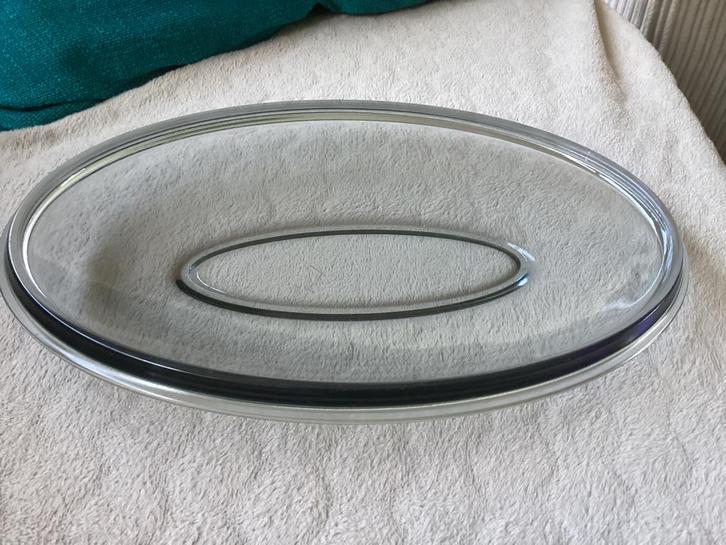 Copier Leerdam Primula schaaltje,saffier blauw,1947,mk., Antiek en Kunst, Antiek | Glas en Kristal, Ophalen of Verzenden