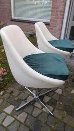 Vintage kuipstoelen, Huis en Inrichting, Stoelen, Ophalen of Verzenden, Wit