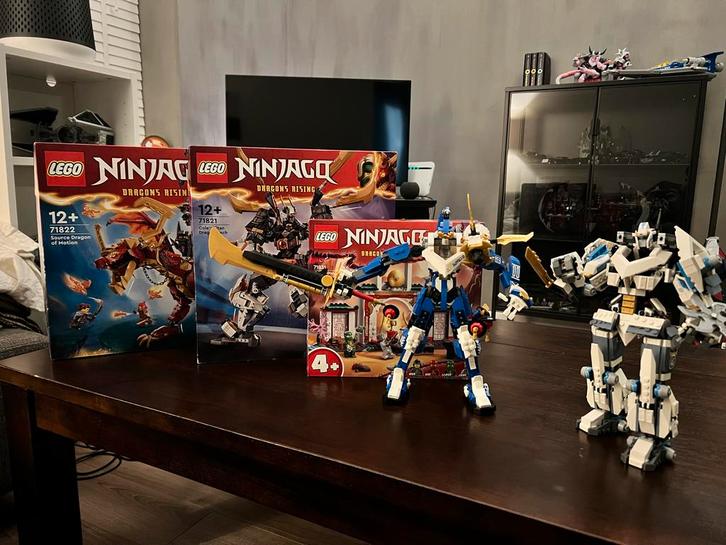 Lego Ninjago verzameling - mechs draak en tempel, Kinderen en Baby's, Speelgoed | Duplo en Lego, Gebruikt, Ophalen of Verzenden