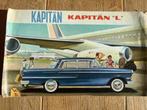 Opel Kapitan L autofolder 1959 brochure, Gelezen, Ophalen of Verzenden, Opel