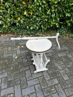 Antieke krantenbak rook tafel lampen kap, Ophalen
