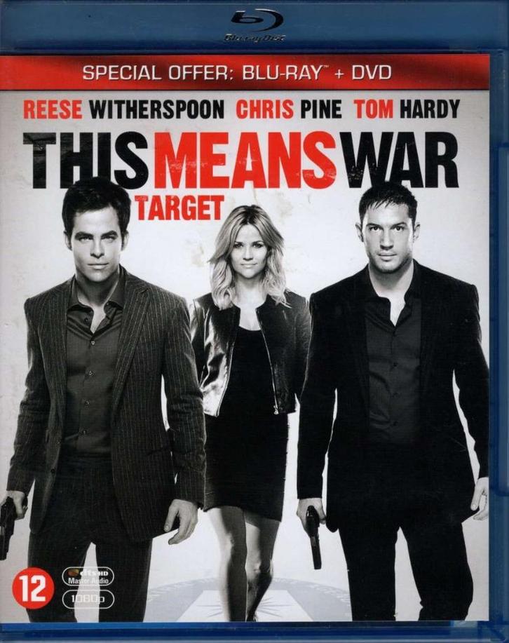 This Means War - 2 disc (Blu-ray/DVD) - Nederlandse uitgave, Cd's en Dvd's, Blu-ray, Zo goed als nieuw, Verzenden