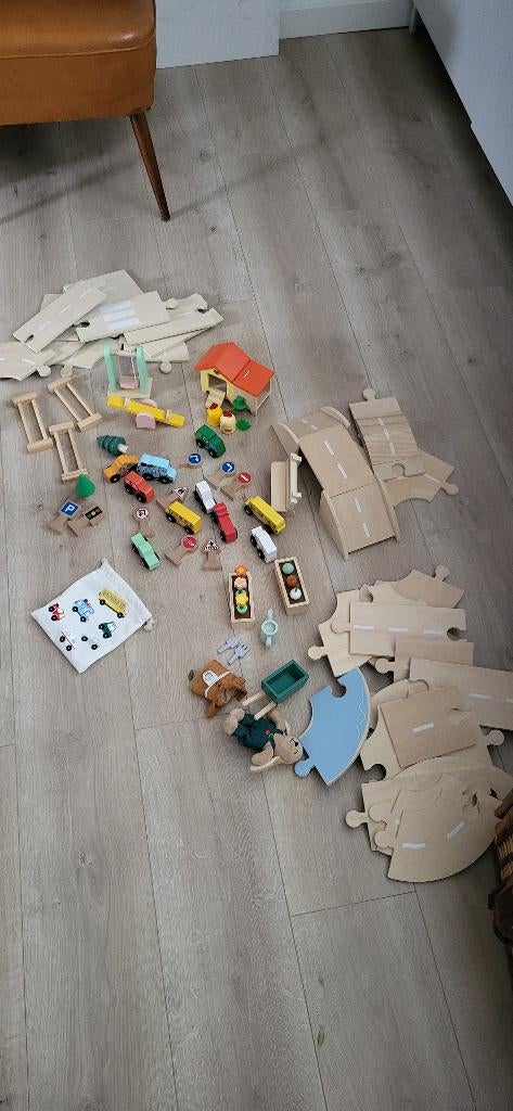 Hema houten speelgoed set, Kinderen en Baby's, Speelgoed | Houten speelgoed, Ophalen of Verzenden, Zo goed als nieuw