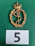 Bortzakembleem Brevet Militair Arts  1ste model, Ophalen of Verzenden, Landmacht, Nederland, Embleem of Badge