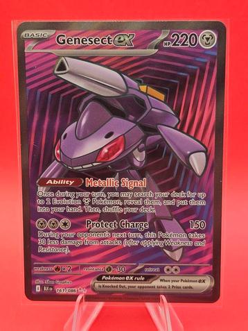 Genesect Ex 161/086 Ultra Rare Full Art Black Bolt  beschikbaar voor biedingen