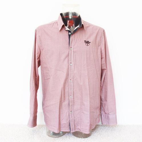 Blue Fields Overhemd 471 100% Katoen (XL) - 47 € 15,-, Kleding | Heren, Overhemden, Zo goed als nieuw, Halswijdte 43/44 (XL), Rood