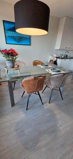 Glazen tafel 190 x 100 - Gratis af te halen!, Gebruikt, Glas, 150 tot 200 cm, Modern