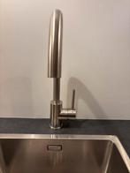 Keukenkraan  geborsteld rvs ( 1 wk oud ), Minder dan 50 cm, Ophalen of Verzenden, Zo goed als nieuw, Minder dan 100 cm