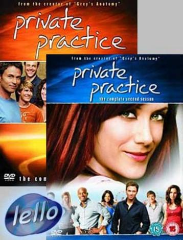 Private Practice, Seizoen 1 & 2, 2 DigiPacks, nieuw UK NLO beschikbaar voor biedingen