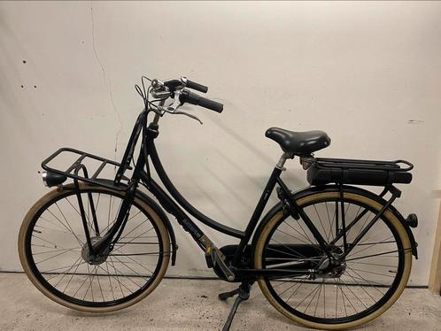 Elektrische dames fiets, Fietsen en Brommers, Elektrische fietsen, Zo goed als nieuw, Batavus, 55 tot 59 cm, 50 km per accu of meer