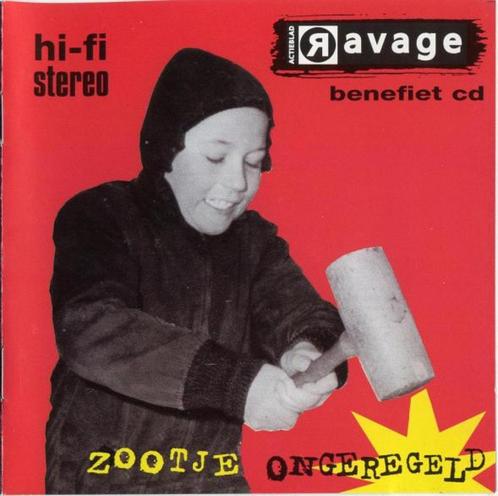 Ruil/koop Ravage Benefiet CD Zootje Ongeregeld (CD 2000), Cd's en Dvd's, Cd's | Verzamelalbums, Gebruikt, Rock en Metal, Ophalen of Verzenden