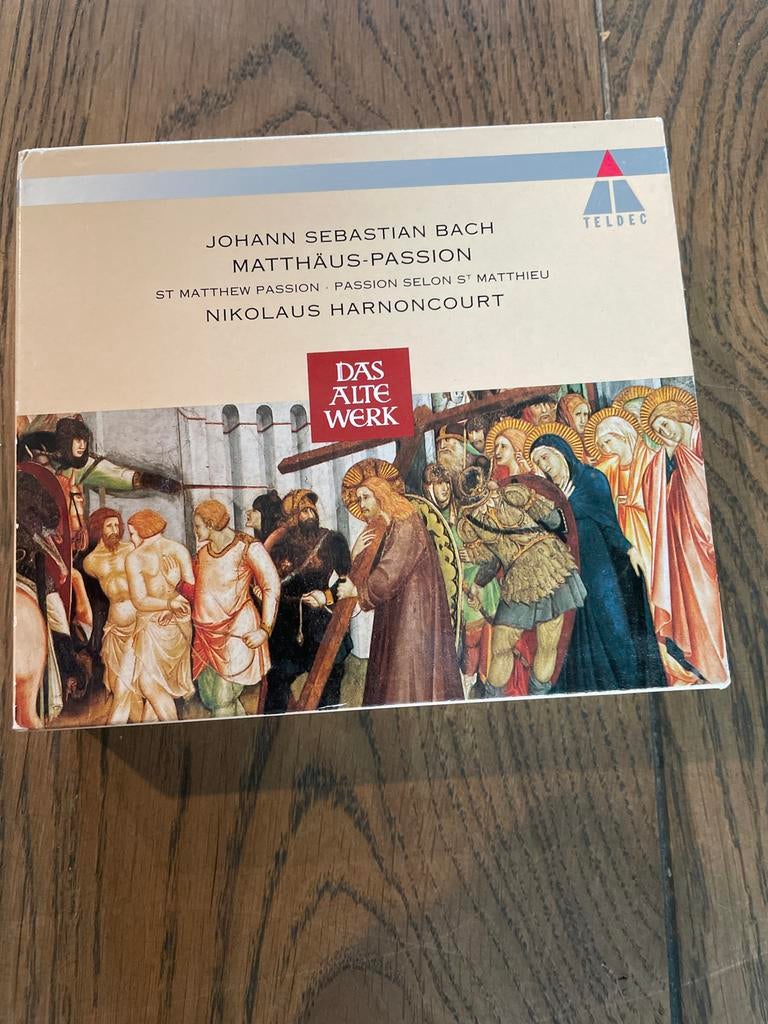 Bach - Matthäus-Passion - Harnoncourt - 3CD Boxset, Met libretto, Ophalen of Verzenden, Zo goed als nieuw, Barok