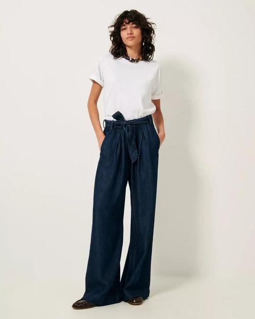 Sessùn fantastische jeans, nwe coll, wijde pijp & strik 38, Kleding | Dames, Broeken en Pantalons, Zo goed als nieuw, Maat 38/40 (M)