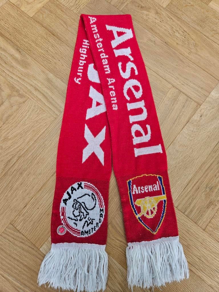 Officiële Ajax Fan Sjaal, Sport en Fitness, Voetbal, Maat XS of kleiner, Ophalen of Verzenden, Zo goed als nieuw, Clubaccessoires