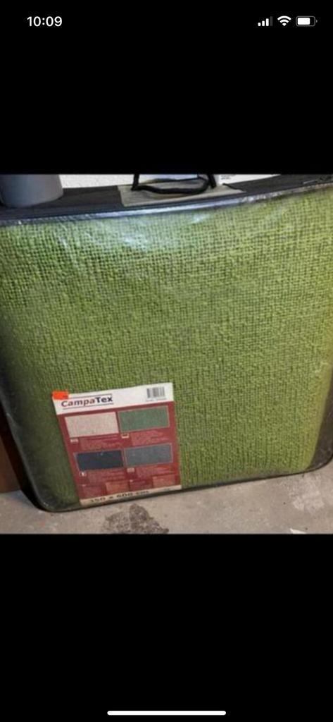 CampaTex zeil PVC jute geweven voor onder een tent 350x600cm, Huis en Inrichting, Stoffering | Vloerbedekking, Nieuw, Ophalen