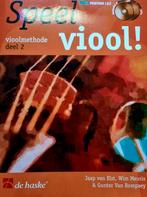 Speel Viool Deel 2 (CD+DVD) - Zo Goed Als Nieuw!, Les of Cursus, Ophalen of Verzenden, Zo goed als nieuw, Viool of Altviool