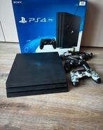 Sony Playstation 4 PRO met 1TB hybrid en 2 Controllers!, Gebruikt, Met 2 controllers, Ophalen of Verzenden, 1 TB