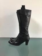 GRATIS VERZENDEN | Kekke leren zwarte laarzen 39, Hoge laarzen, Verzenden, Zwart, Zo goed als nieuw