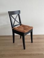Ikea INGOLF eetkamerstoelen zwart (6 stuks), Ophalen, Zwart, Zo goed als nieuw, Vijf, Zes of meer stoelen