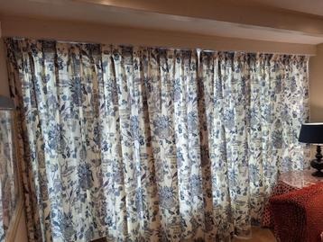 Zware  gordijnen met print 360 b x 230 h beschikbaar voor biedingen