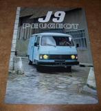 brochure Peugeot J9  1980, Ophalen of Verzenden, Nieuw, Overige merken