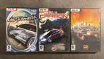 3 Need For Speed PC-DVD Video Games, Spelcomputers en Games, Games | Pc, Online, Gebruikt, Racen en Vliegen, Ophalen of Verzenden