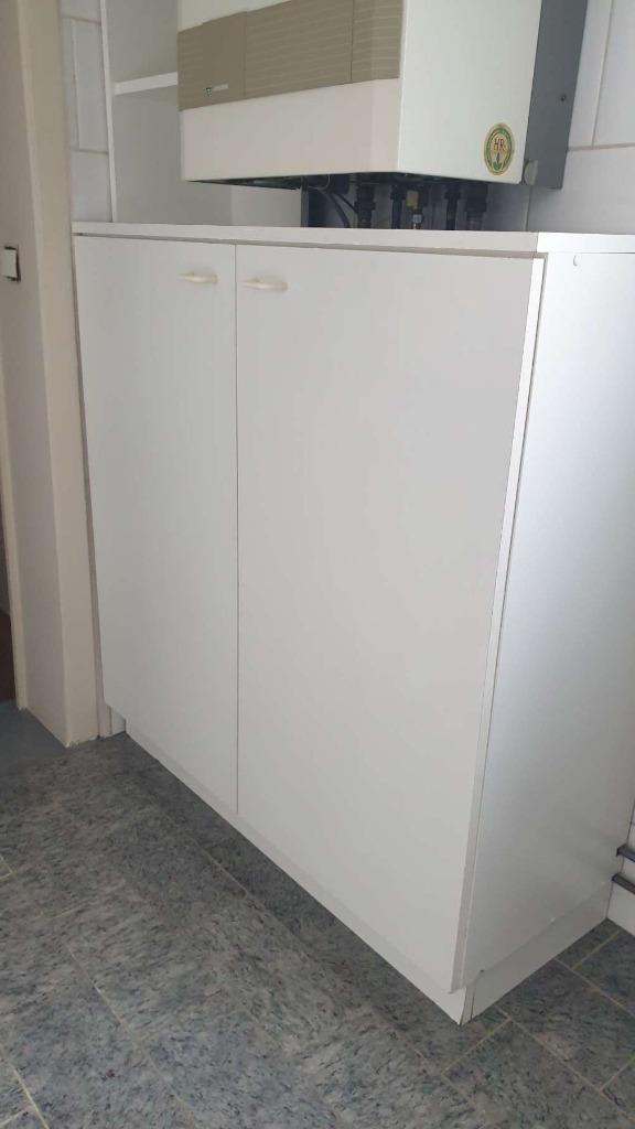 Badkamerkast, badkamermeubel wit, perfekte staat, Huis en Inrichting, Badkamer | Badkamermeubels, Gebruikt, (Half)hoge kast, 150 tot 200 cm