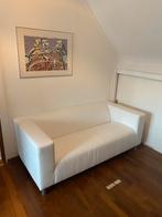 Klippan bank wit kunstleder van Ikea, Ophalen, 150 tot 200 cm, Tweepersoons, 75 tot 100 cm