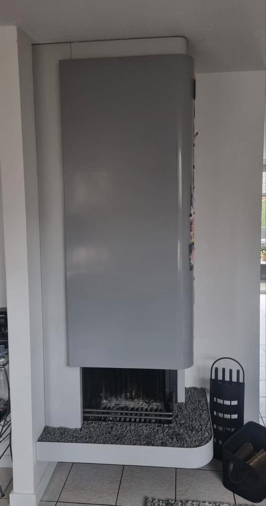 Gas/Hout Haard - Helex Brander - Metalen Ombouw, Huis en Inrichting, Haarden, Ophalen