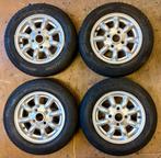 Classic Mini Cooper 12 inch MiniLite velgenset 4,5 x 12, Ophalen of Verzenden, 13 inch, Zomerbanden