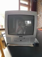 Leuke kleine tv met dvd speler + afstandsbediening, Audio, Tv en Foto, Vintage Televisies, Zo goed als nieuw, Ophalen