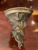 Fraaie antiek bronzen wand console, Ophalen of Verzenden