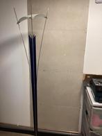 Staande lamp, Huis en Inrichting, Lampen | Vloerlampen, Ophalen, Design, Zo goed als nieuw, Glas