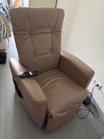 sta op stoel met relax stand, Huis en Inrichting, Fauteuils, Ophalen, Gebruikt, Minder dan 75 cm, Leer