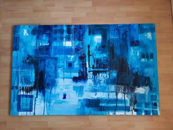 Schilderij thema Blauw Blauw Blauw ter overname beschikbaar voor biedingen