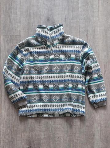 Vintage 80s Fong Leng fleece Noorse sweater L beschikbaar voor biedingen