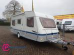 Tec Travelking 555 Frans Bed + Rondzit, Caravans en Kamperen, T.E.C., 7 tot 8 meter, Bedrijf, Schokbreker