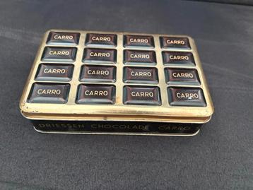 Vintage Carro Blik - Driessen Chocolade beschikbaar voor biedingen