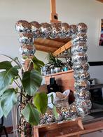 Disco spiegel, Huis en Inrichting, Woonaccessoires | Spiegels, Ophalen, Minder dan 50 cm, Zo goed als nieuw, Minder dan 100 cm