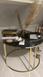 marmer tafel look, Huis en Inrichting, Tafels | Sidetables, Ophalen, Zo goed als nieuw, 25 tot 50 cm, Rechthoekig