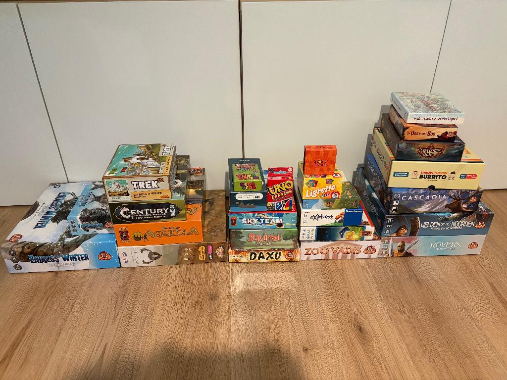 Bordspellen (agricola, zoo vadis, endless winter), Ophalen, Zo goed als nieuw