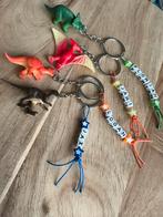 Dinosaurus sleutelhanger met naam leuk bij trakteren, Verzamelen, Sleutelhangers, Nieuw, Dier of Natuur, Ophalen of Verzenden