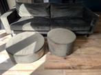 Bank fluweel warmgroen merk WOOOD, Ophalen, Gebruikt, Stof