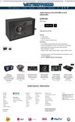 Audio System X10 EVO BR 10 inch subwoofer 600W RMS XION, Auto diversen, Autospeakers, Info@optimount.nl, Nieuw, Ophalen of Verzenden