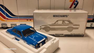 Minichamps Ford Escort I RS 1600 FAV Blue / White - 1970 beschikbaar voor biedingen