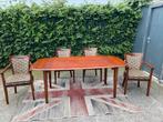 Schuitema eettafel 4 x stoelen !!!, Ophalen, Schuitema, Gebruikt, Schuitema eettafel 4 x stoelen