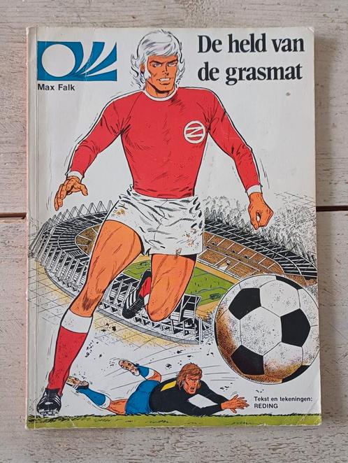 Max Falk (Ronnie Hansen) - De held van de grasmat *zeldzaam*, Boeken, Stripboeken, Zo goed als nieuw, Eén stripboek, Ophalen of Verzenden