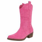 Dames cowboy western laarzen fuchsia roze 36 37 38 39 40 41, Ophalen of Verzenden, Nieuw, Roze, Hoge laarzen