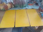 3 GELE LEGO GRONDPLATEN 16X32, Gebruikt, Ophalen of Verzenden, Lego, Losse stenen